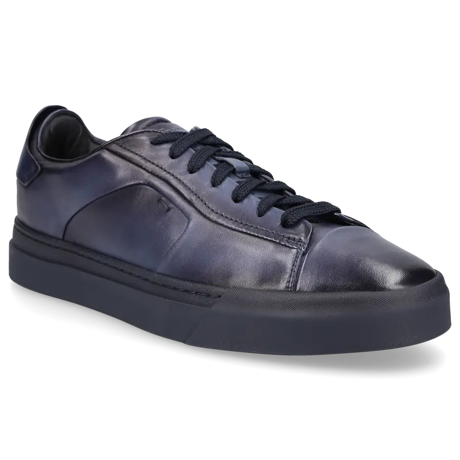 Santoni - Sneaker low 21554 Kalbsleder - blau