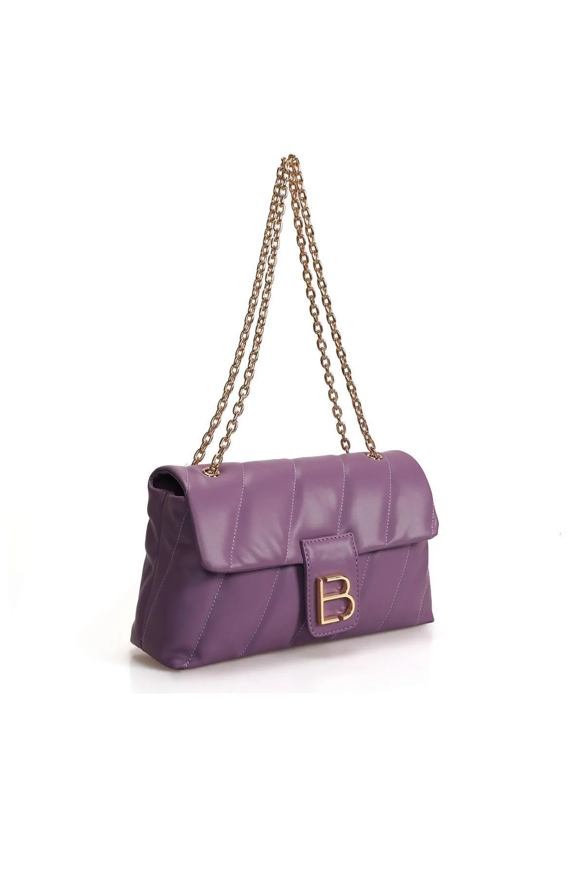 Lucky Bees  Gemusterte Damen Hand- und Schultertasche mit Kettenriemen