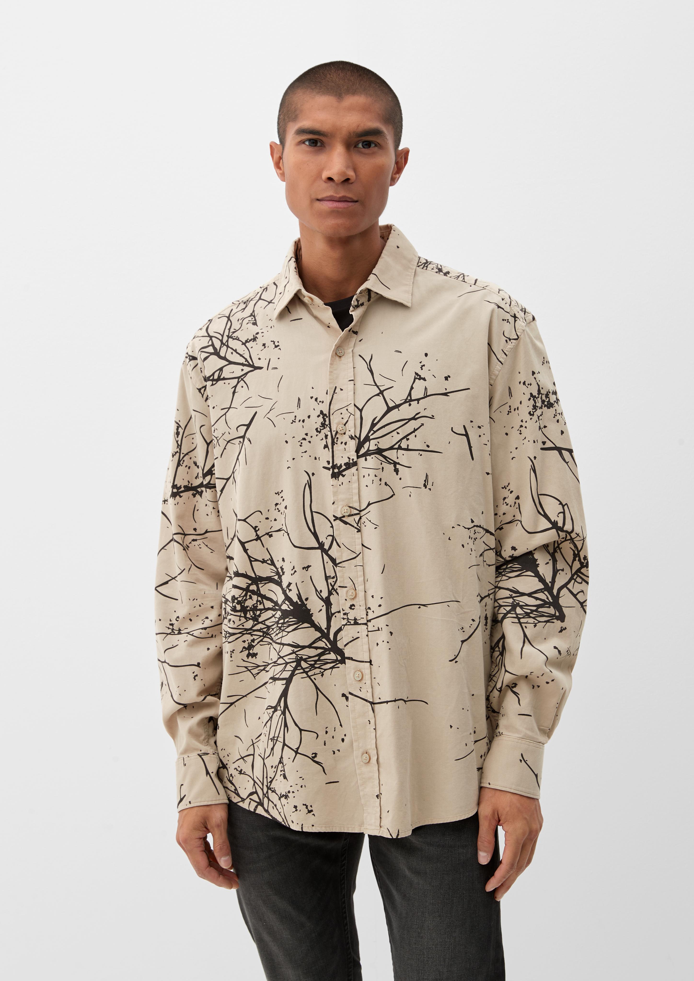 Relaxed: Hemd aus Feincord  2120976-80A3