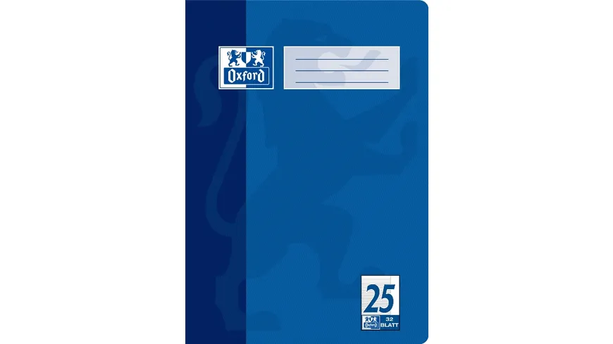 Oxford Heft A4 Lineatur 25 32 Blatt