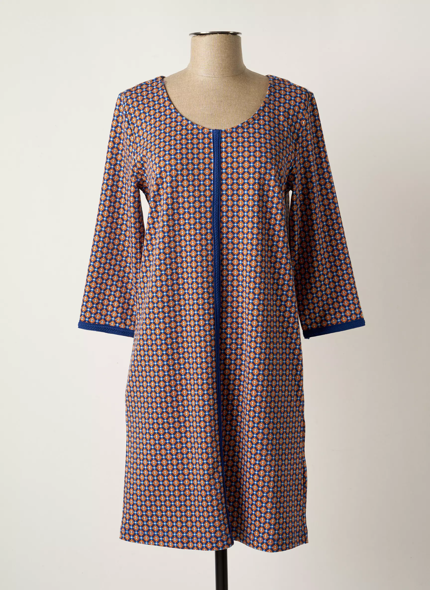 Cream Robes Mi Longues Femme couleur bleu