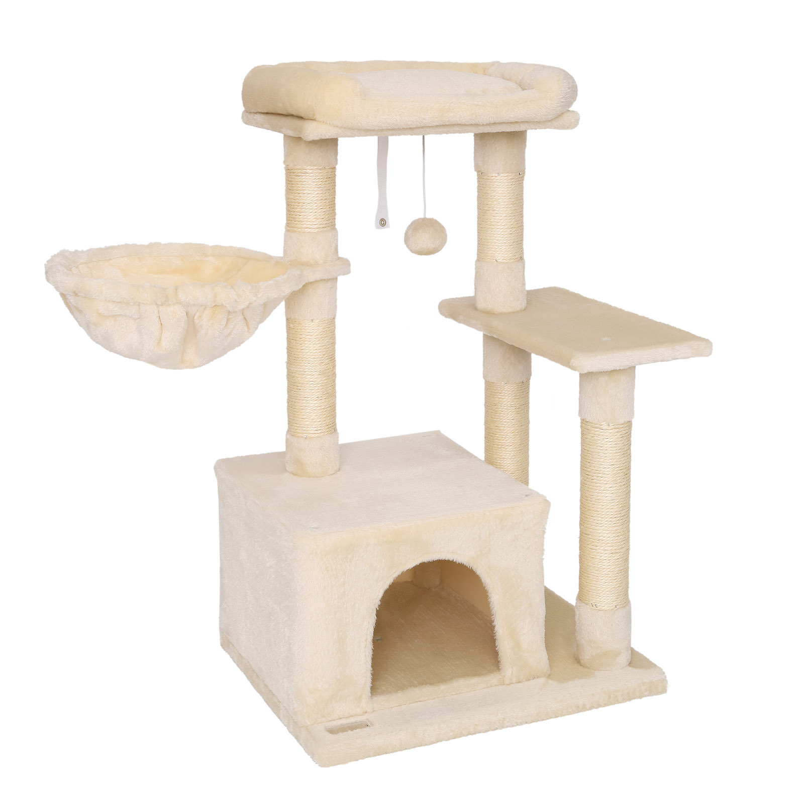 Lionto Kratzbäume Lionto Kratzbaum Höhe 85 cm beige