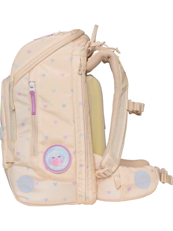 BECKMANN Beckmann Schulranzenset Active Air FLX - 6-Tlg. Set Yellow Heart günstig kaufen onesize