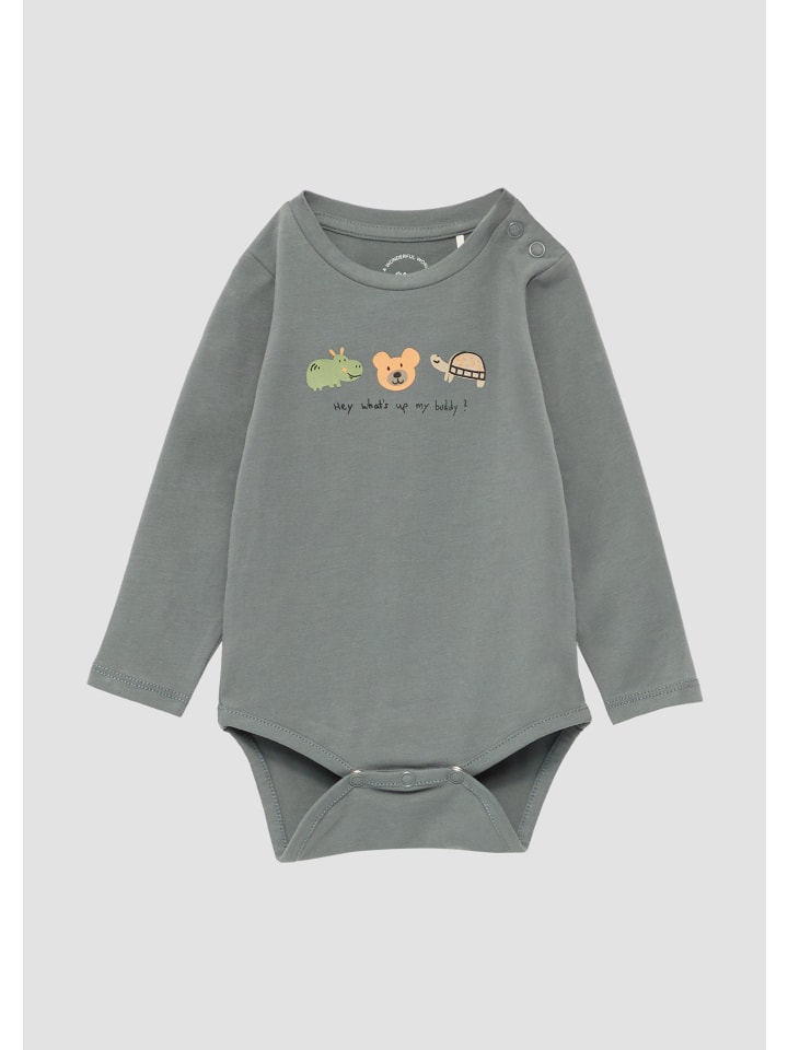 s.Oliver T-Shirt Body langarm in Grau günstig kaufen