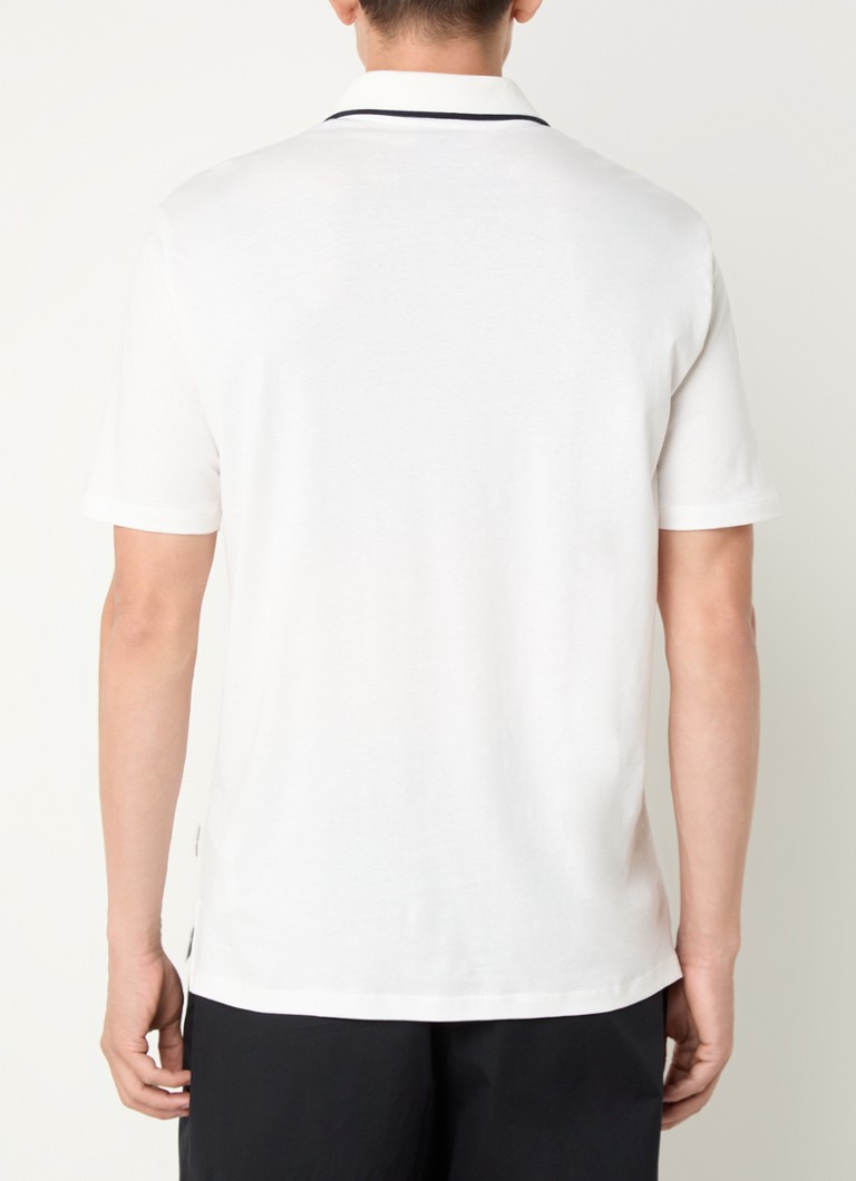 Polo Armani Exchange de corte regular com logotipo