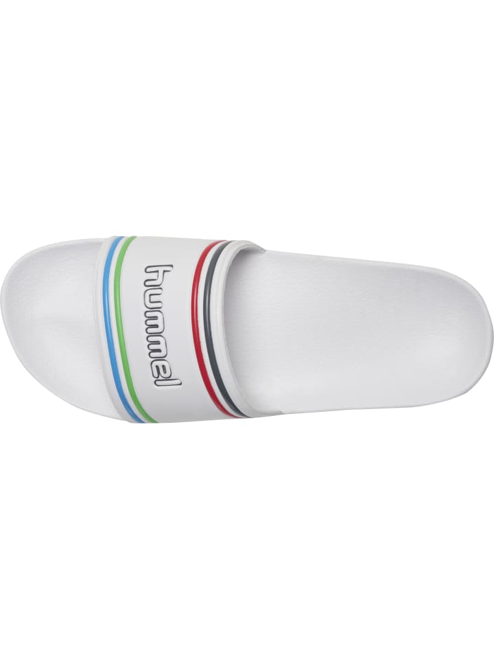 Hummel Hummel Badelatschen Pool Slide Erwachsene in WHITE/MULTICOLOR günstig kaufen 41