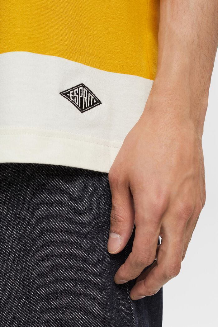 Gestreiftes Logo-T-Shirt