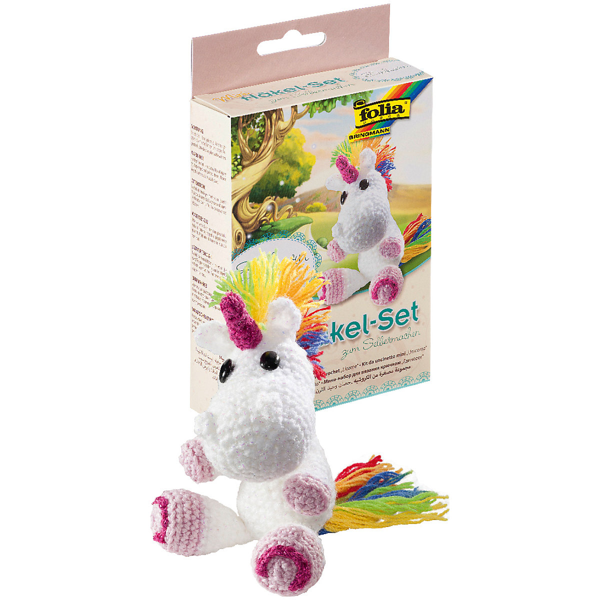Mini-Häkelset Einhorn