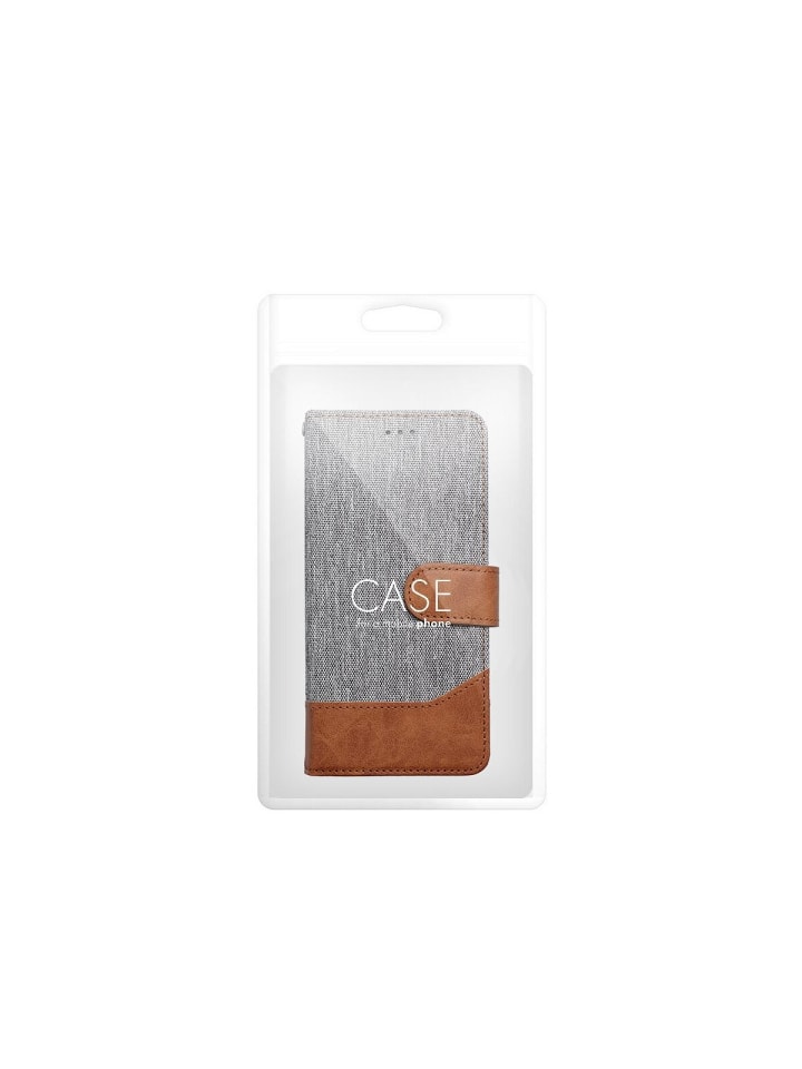 COFI 1453 Jeans-Buch-Handyhülle kompatibel mit in Grau günstig kaufen