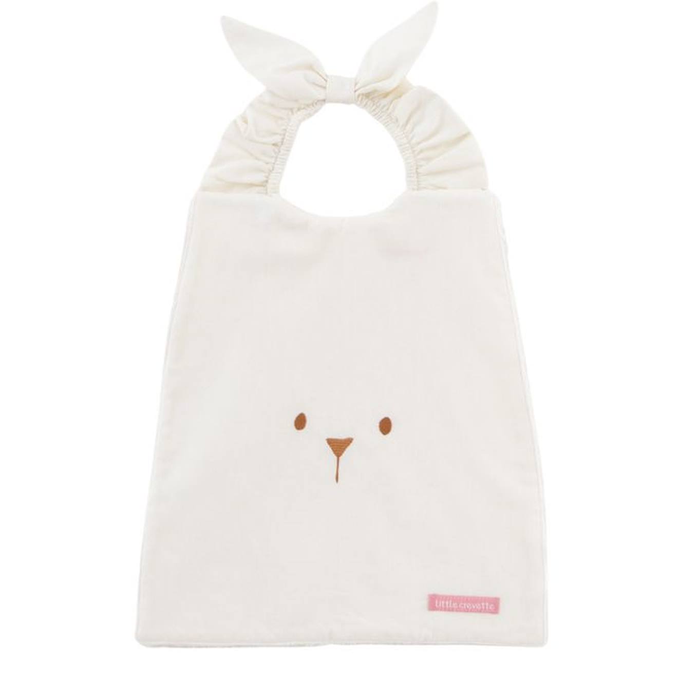 Bavoir élastiqué en coton bio* Ourson
