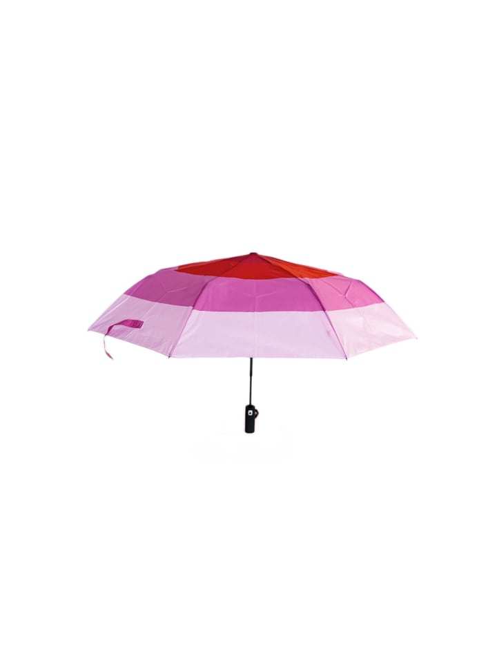 COFI 1453 Regenschirm mit Schutzhülle - Teleskop Taschenschirm ø100 cm Grün in Pink günstig kaufen 100 cm
