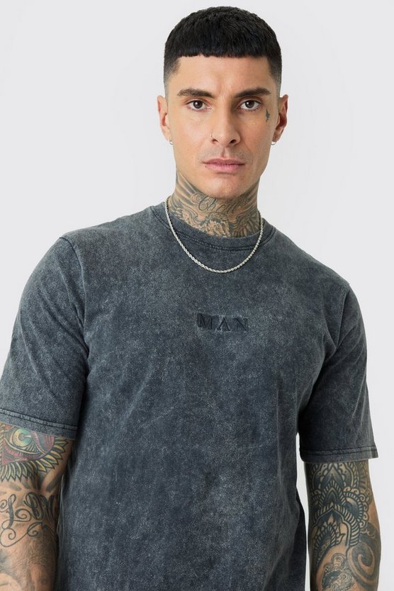 Tall Man Roman Rundhals T-Shirt