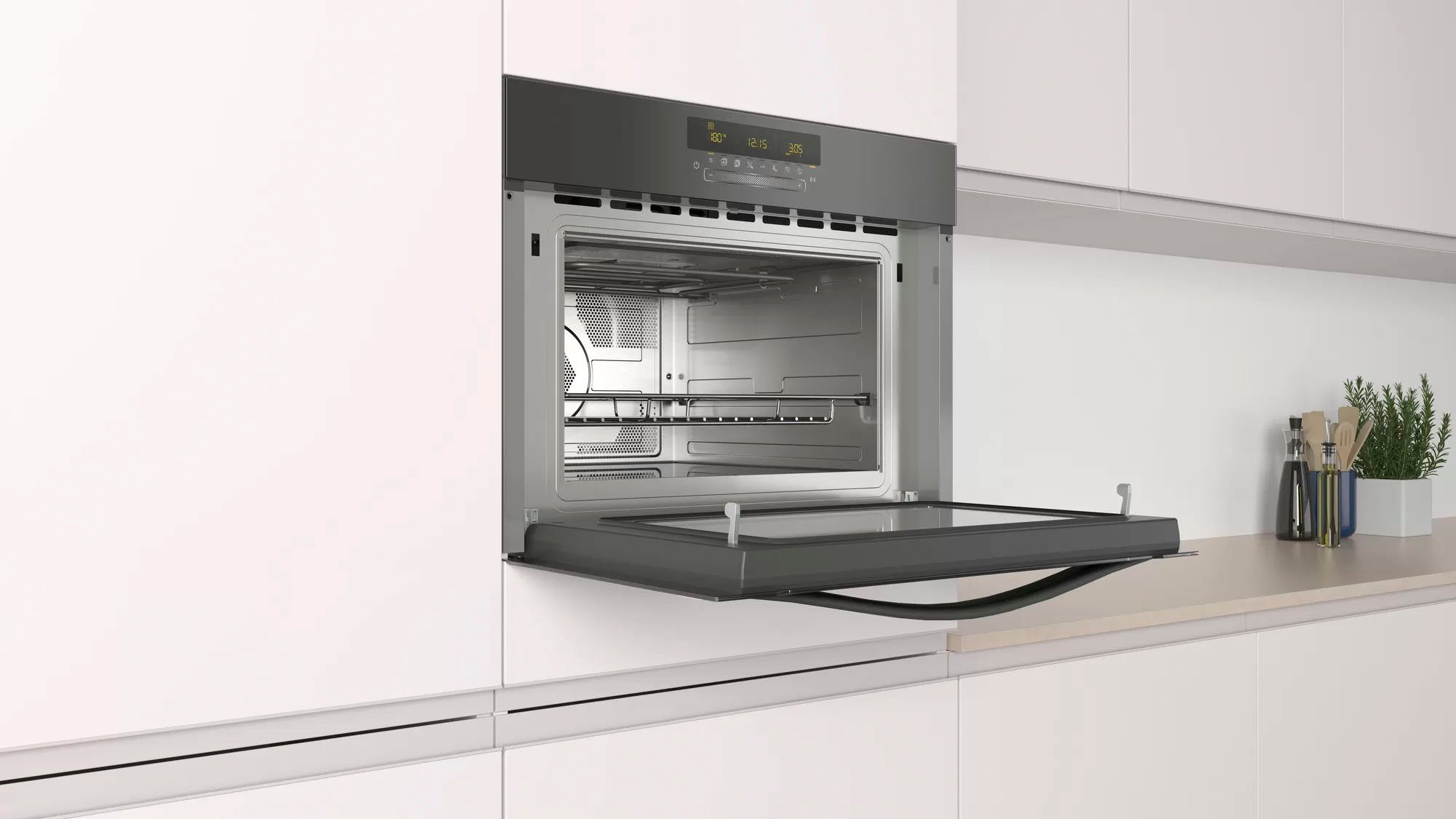 Constructa Einbau-Mikrowelle CC4W91962, Großflächengrill, Heißluft, Mikrowelle, Umluftgrillen, 44 l