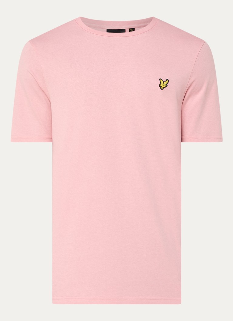 Lyle & Scott  T-shirt met merkembleem