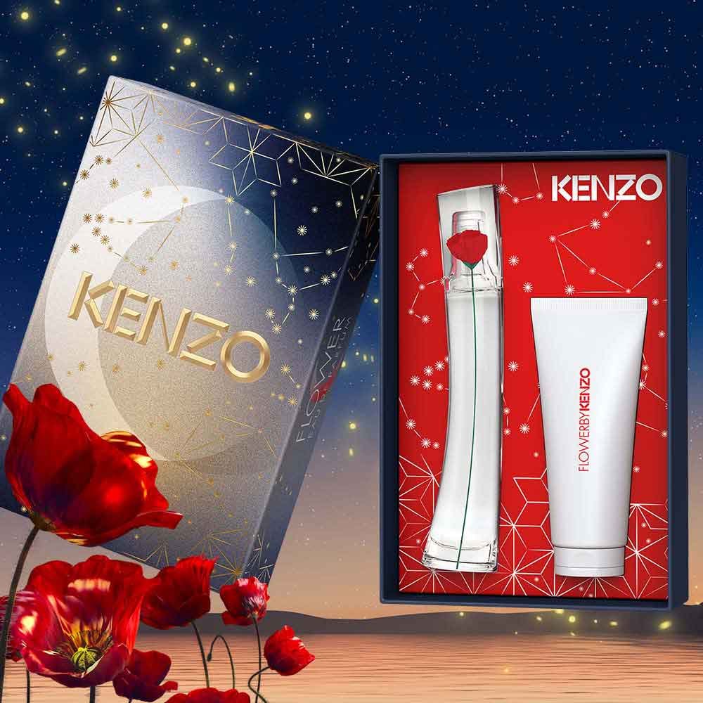 KENZO Flower by Kenzo X-Mas Set = E.d.P. Nat. Spray 30 ml + Body Lotion 75 ml