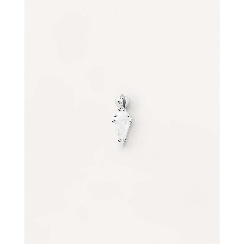 P D Paola Boucle d'oreille unique 925 Argent Boucles d'oreilles