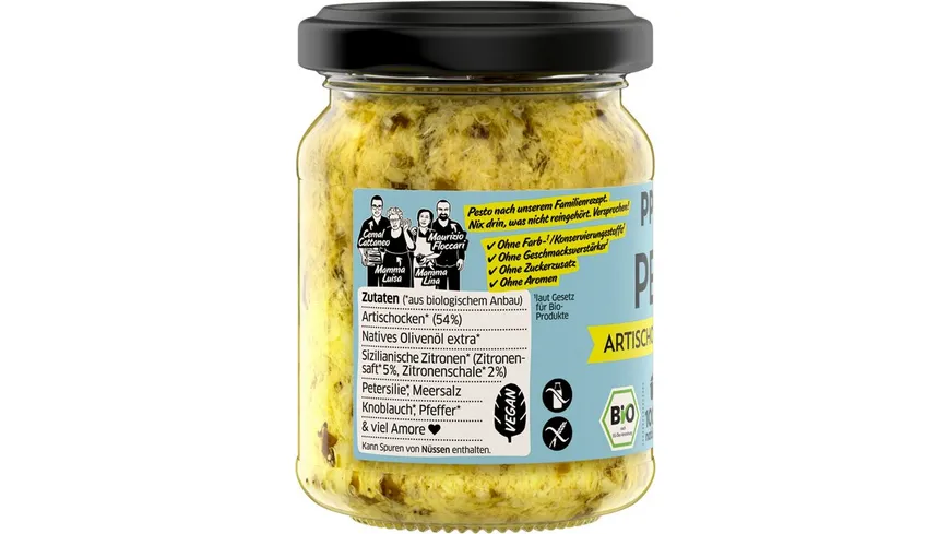 PPURA Bio Pesto Artischocke 120 g