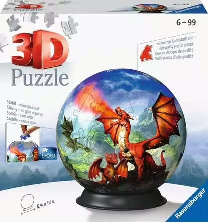 3D Puzzle Ball Mystische Drachen