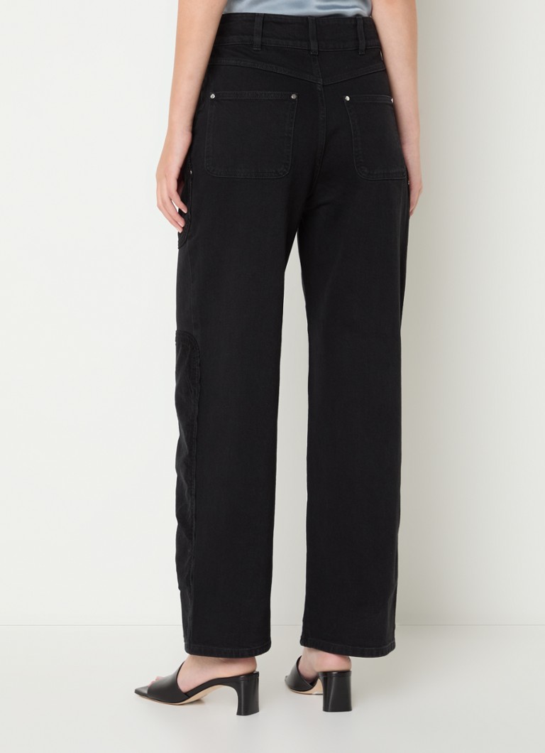 IRO  Elyssa high waist loose fit cargobroek met opgestikte zakken