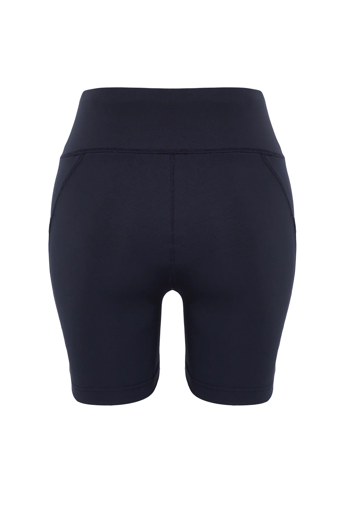 Trendyol Collection  Marineblaue gestrickte Sportshorts/kurze Leggings mit Doppeltaschendetail THMSS24TY00030