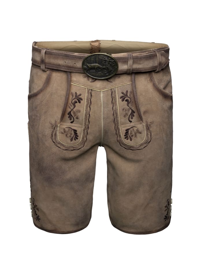 Spieth & Wensky Lederhose TG-Fredo in braun günstig kaufen
