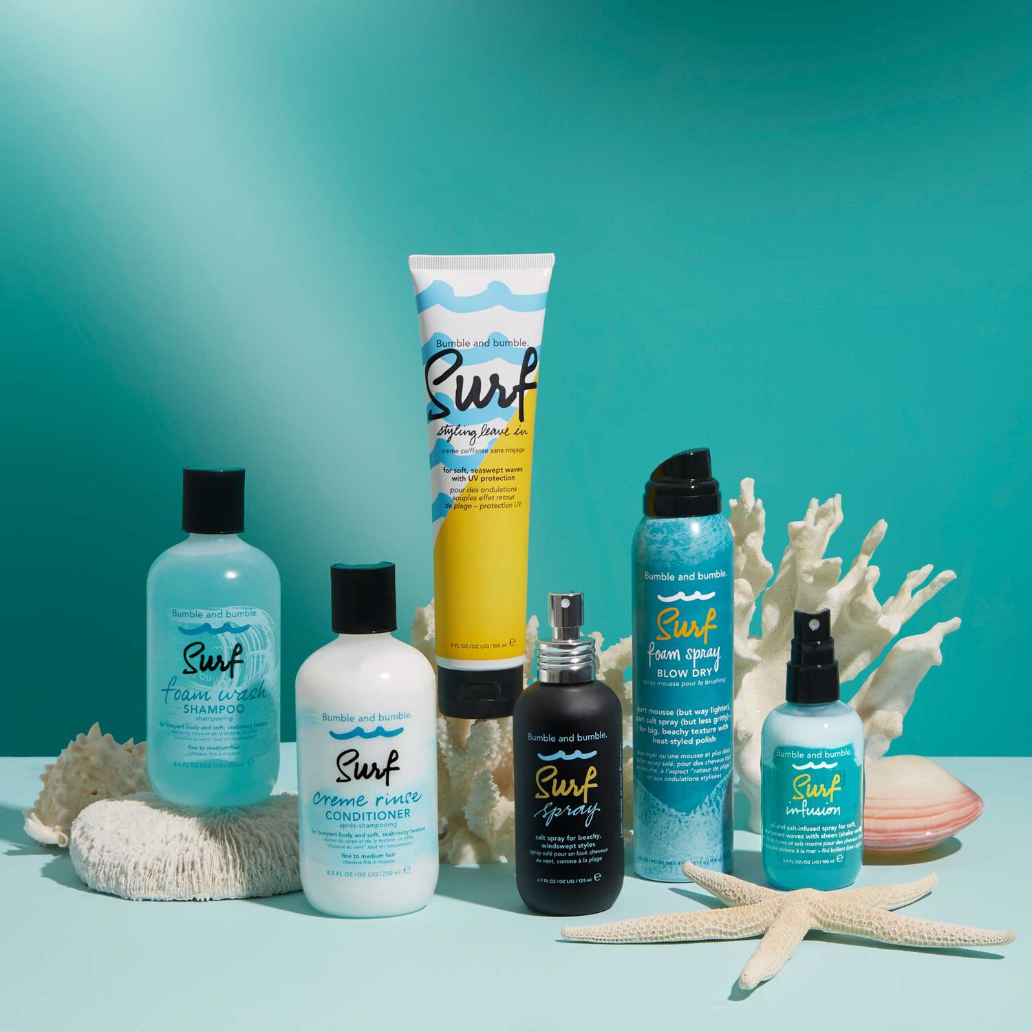 Bumble and Bumble Surf Infusion Spray salé bi-phasé effet retour de plage fini brillant 100 ml