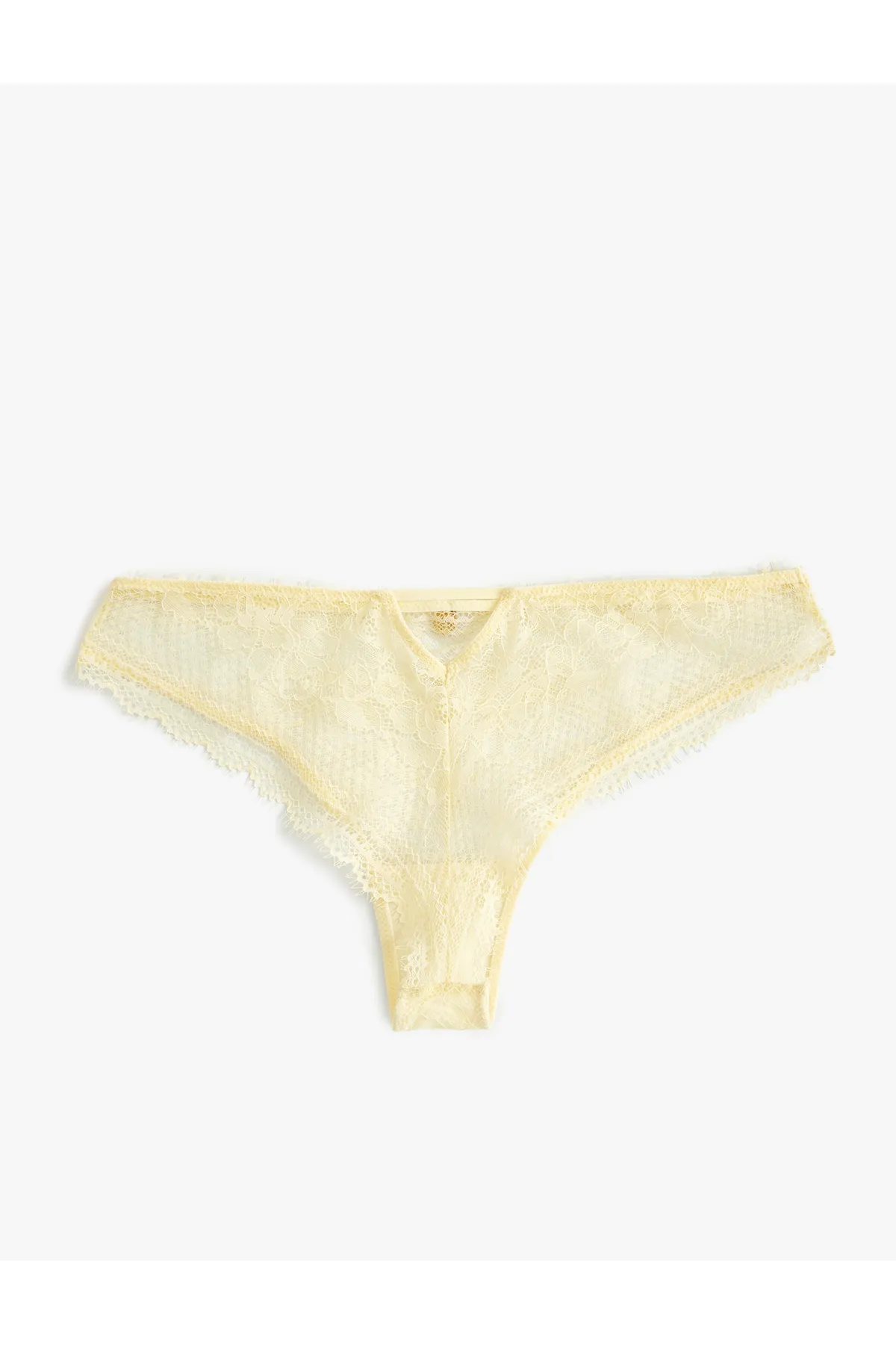 Koton  Brazilian-Slip mit Spitze und Accessoire-Detail