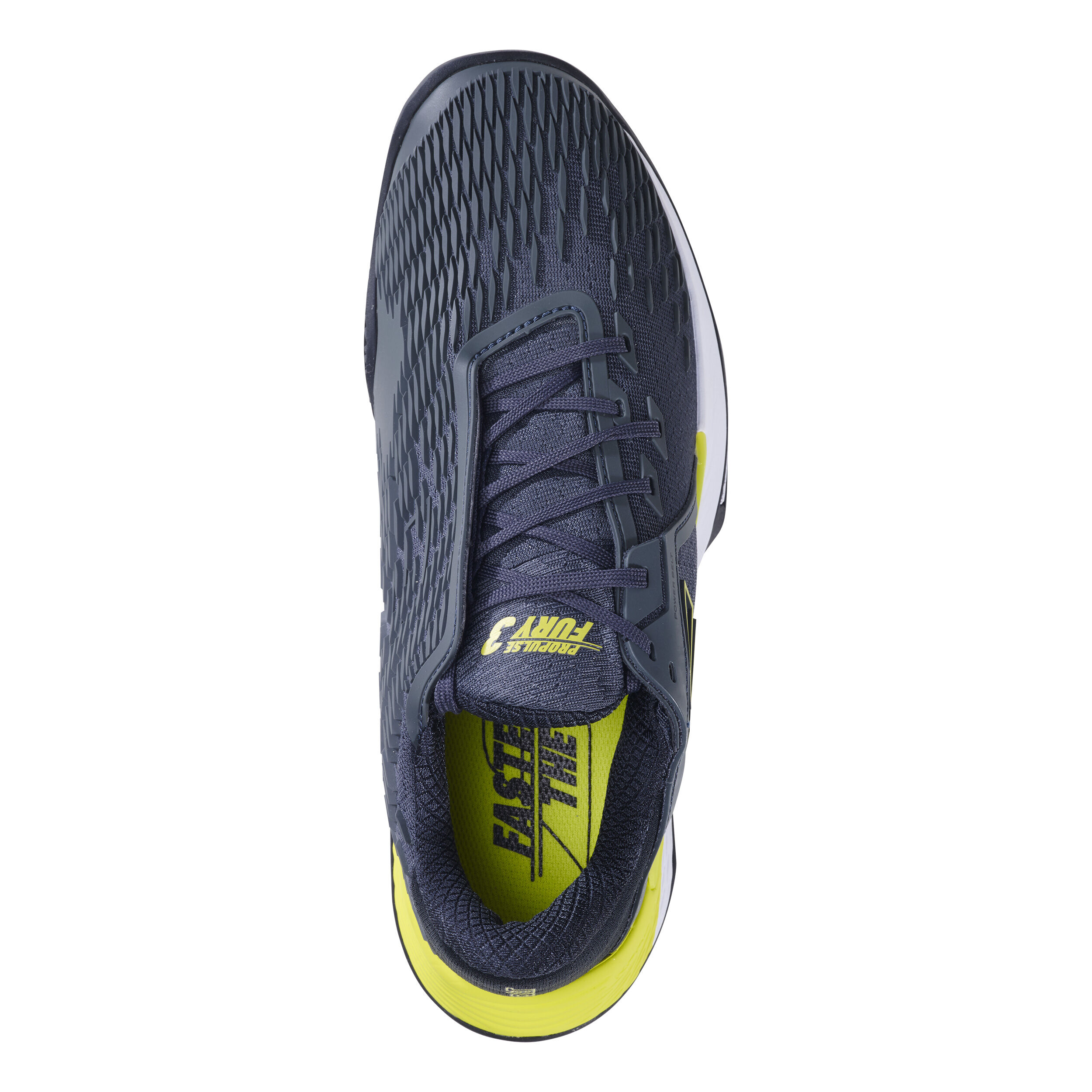 Propulse Fury 3 Sandplatzschuh Herren - Dunkelgrau, Neongrün