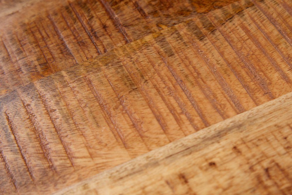 riess-ambiente Beistelltisch FACTORY 40cm natur, Nachttisch · Massivholz · Hocker · mit Rollen · Industrial · Mangoholz