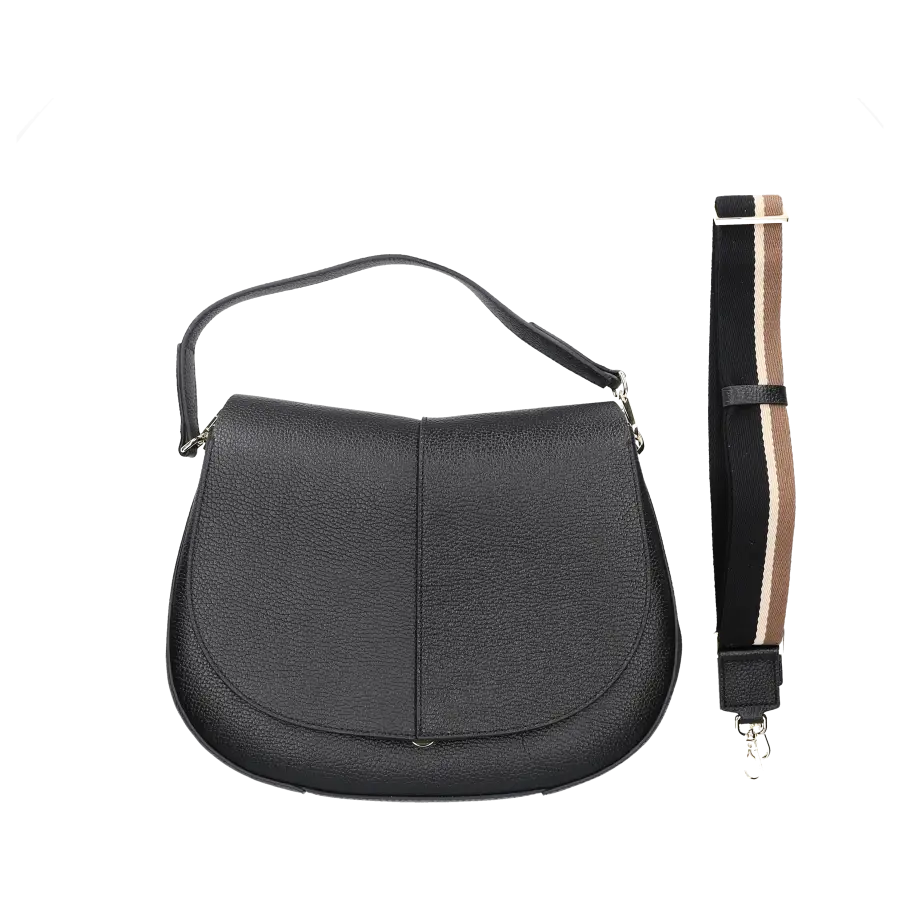 Gianni Chiarini - Handtasche HELENA ROUND Kalbsleder - schwarz