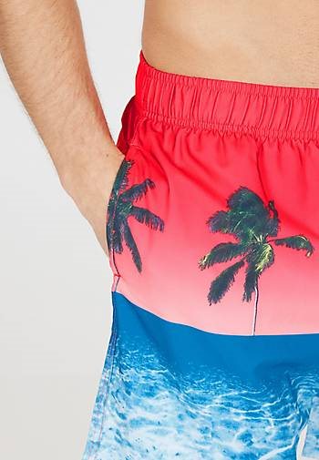 CRUZ Badeshorts Farell mit stylischem Print