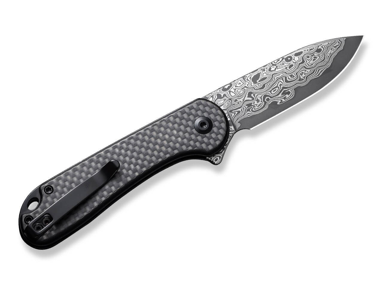 Button Lock Elementum II CF Damascus