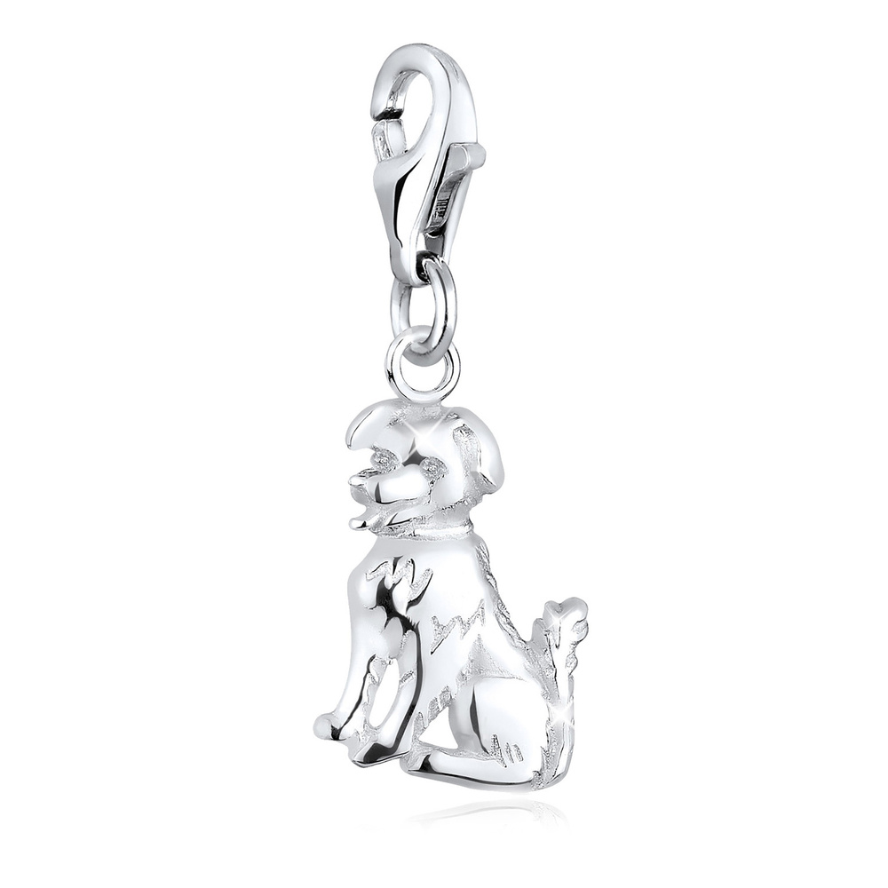 Elli Elli Amulette Femmes chien pendentif animal ami en argent sterling 925 Pendentif