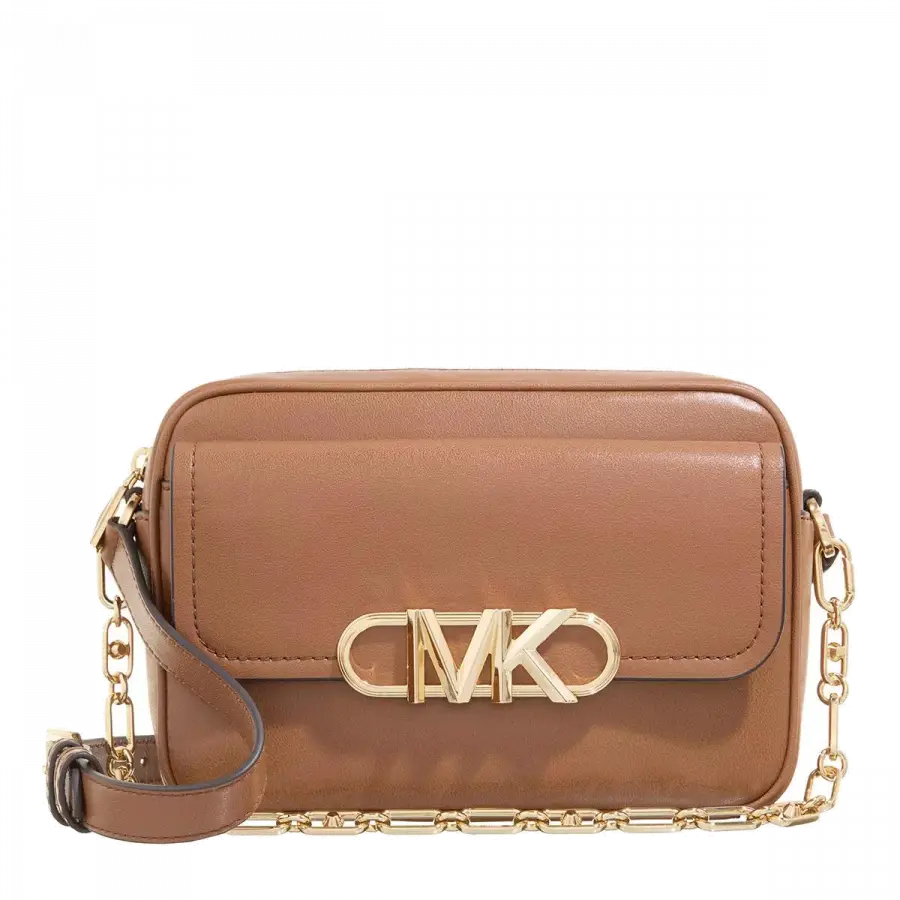 Michael Kors - Michael Kors Shoulder Bags Metallkette Brown - braun