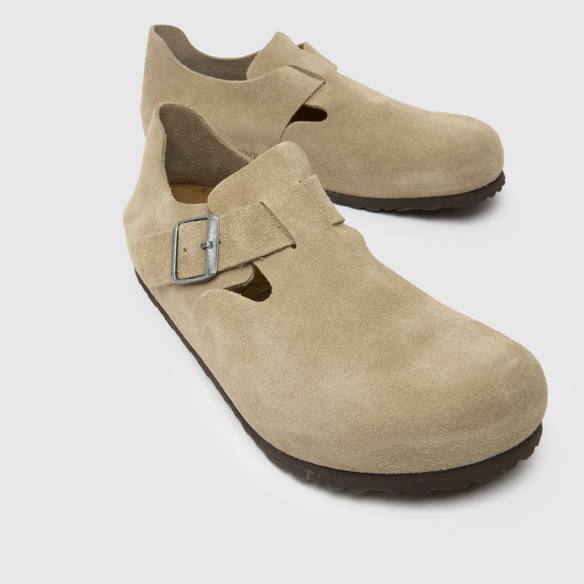 BIRKENSTOCK London lapos talpú cipők bézs színben