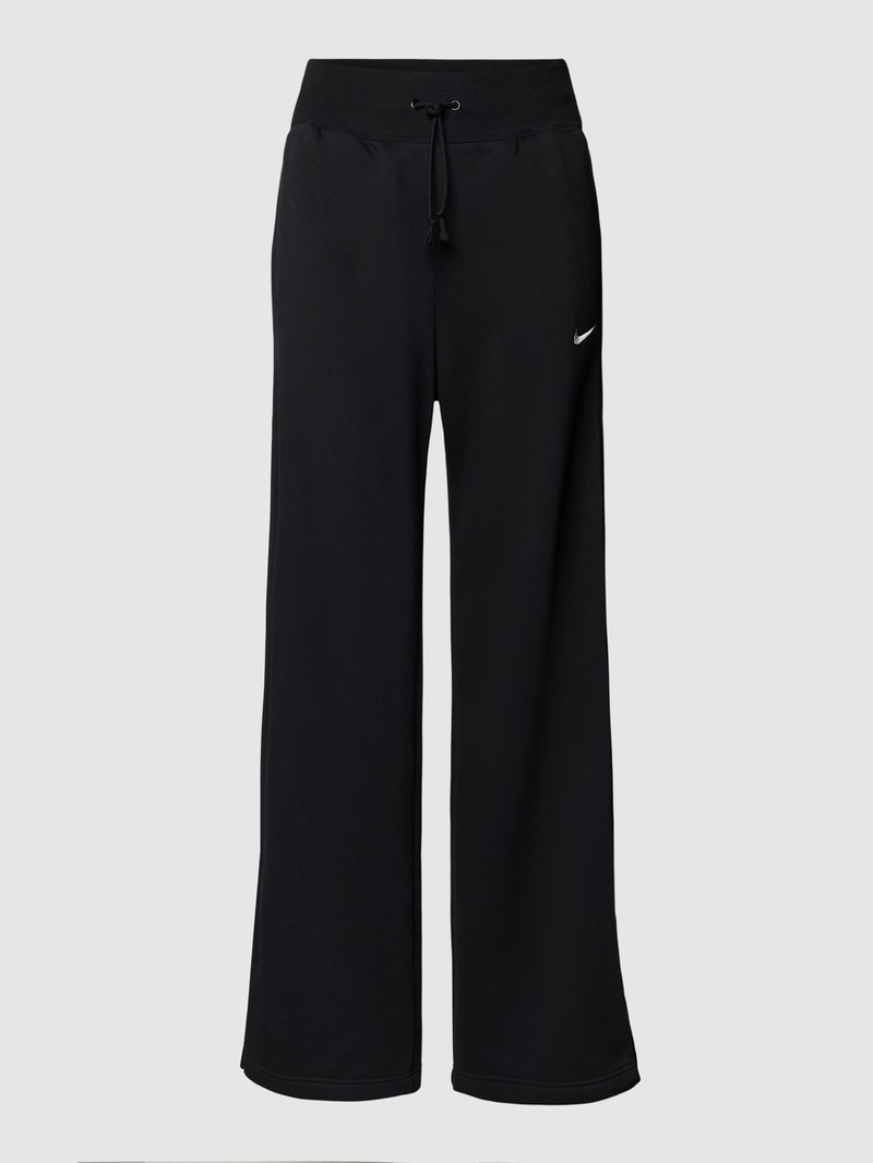 Sweatpants mit Tunnelzug in schwarz