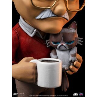 Stan Lee Mini Co. PVC Figur Stan Lee with Grumpy Cat 14 cm