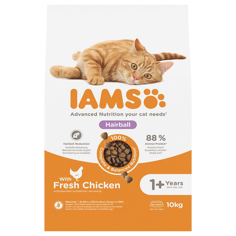 IAMS Advanced Nutrition Hairball mit Huhn zu TOP-Preisen | bitiba