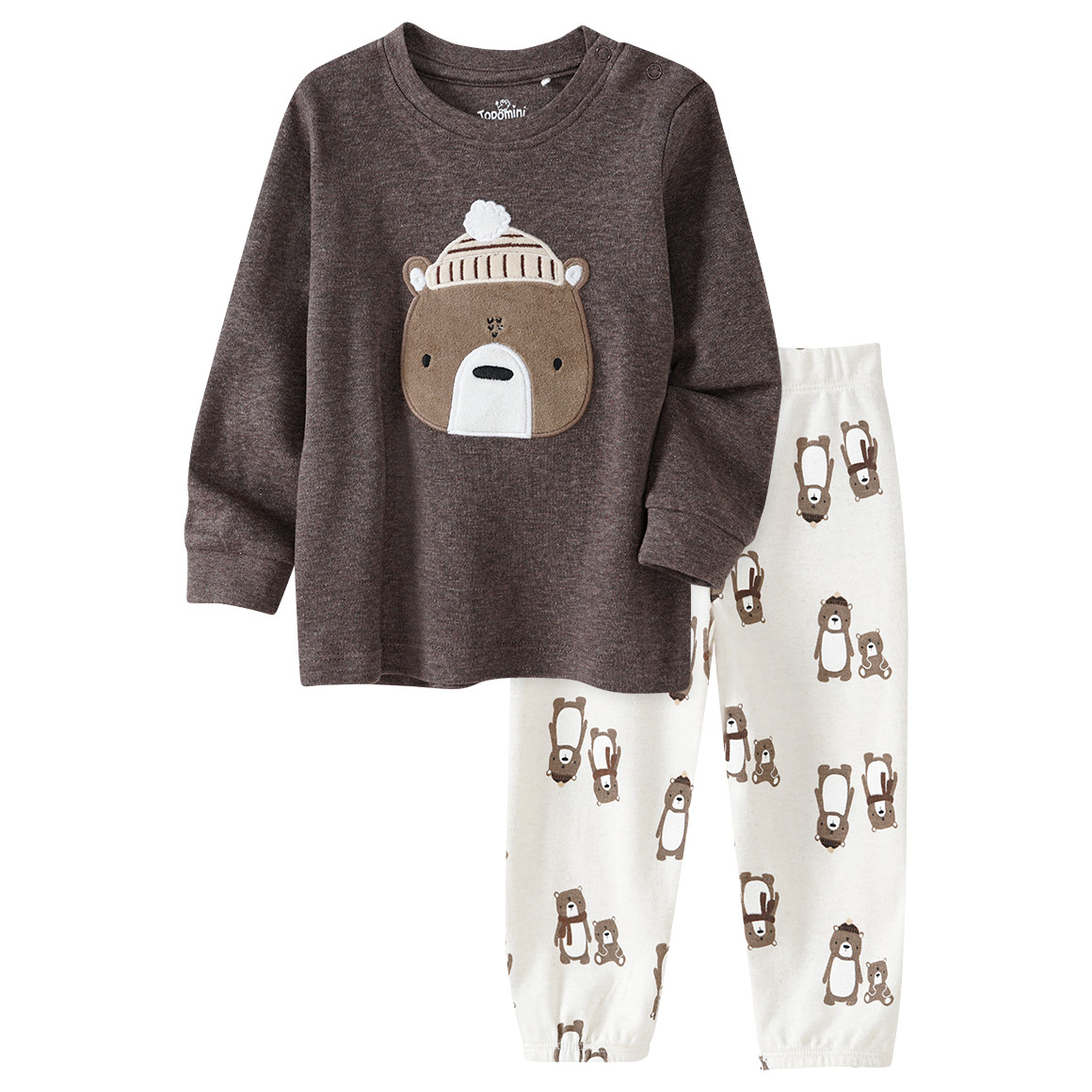 Baby Schlafanzug mit Bären-Motiven