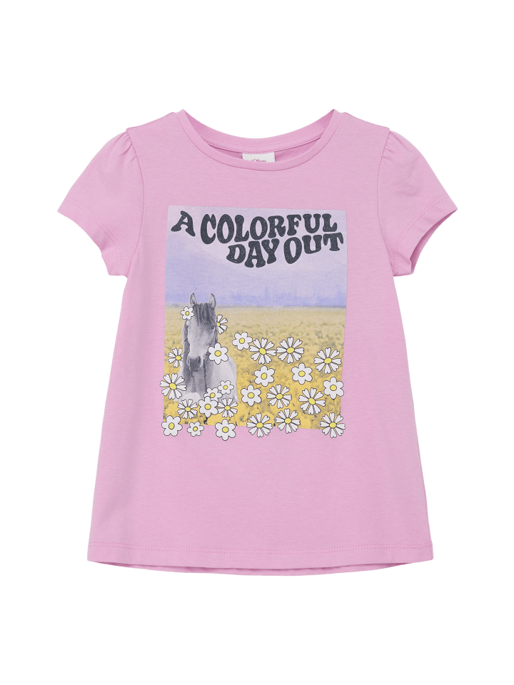 s.Oliver T-Shirt kurzarm in Pink günstig kaufen