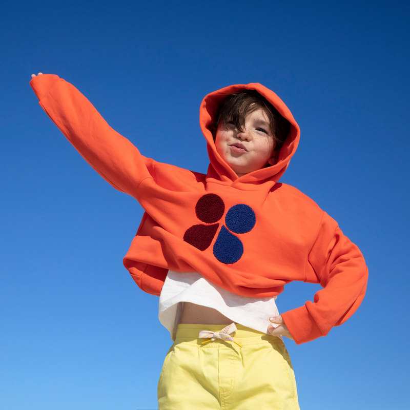 Sweat enfant papillon orange mixte Catimini