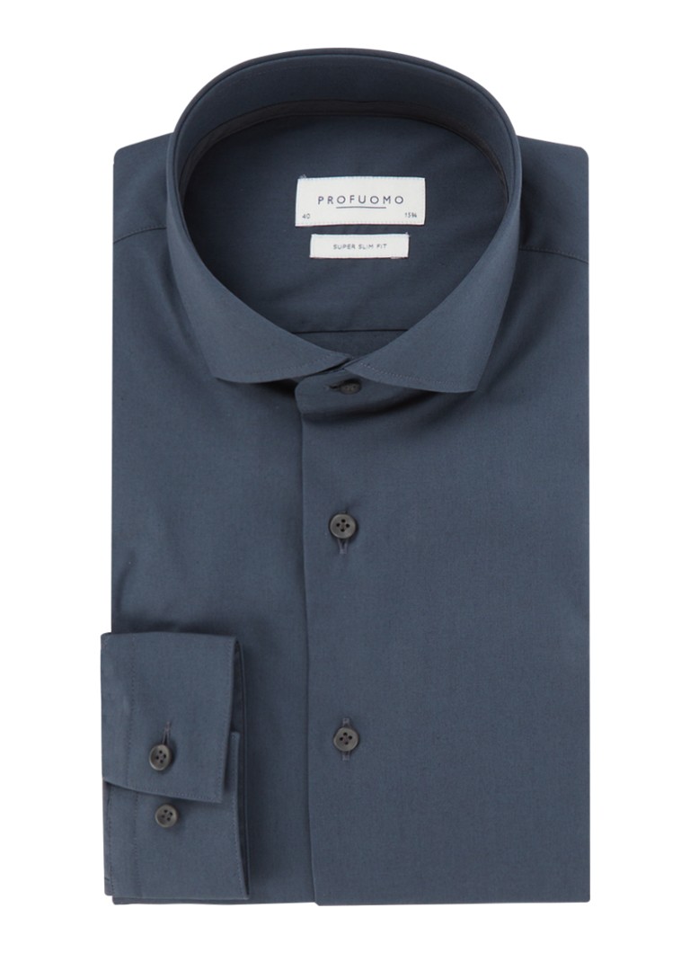 Profuomo Extra slim fit košulja s izrezanim ovratnikom