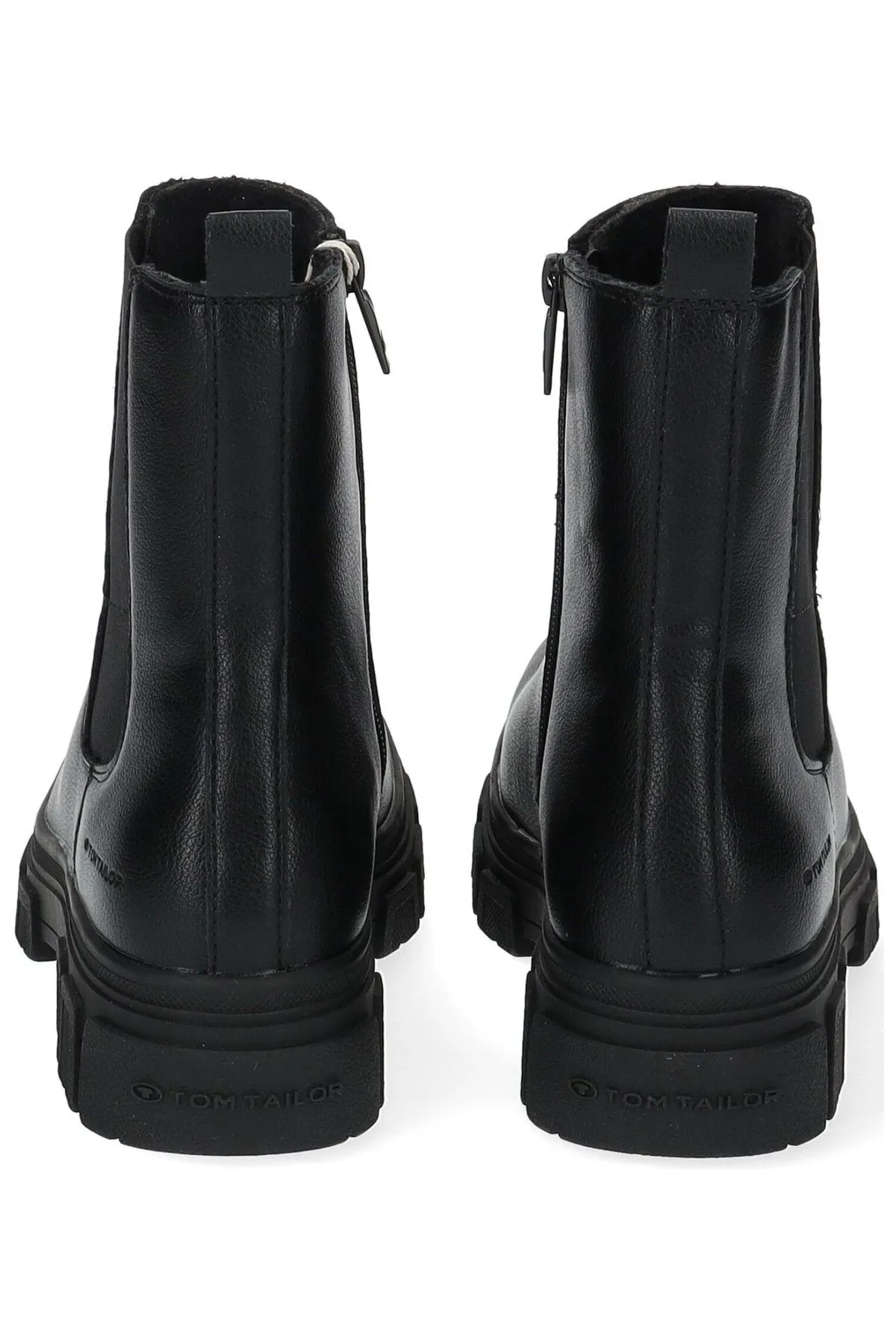 Tom Tailor  Stiefelette - Schwarz - Blockabsatz