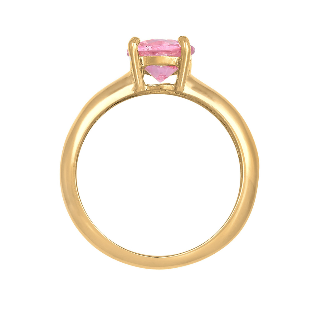 Elli Elli Bague Femmes Solitaire Classique avec cristal de zirconium en argent sterlin Bague
