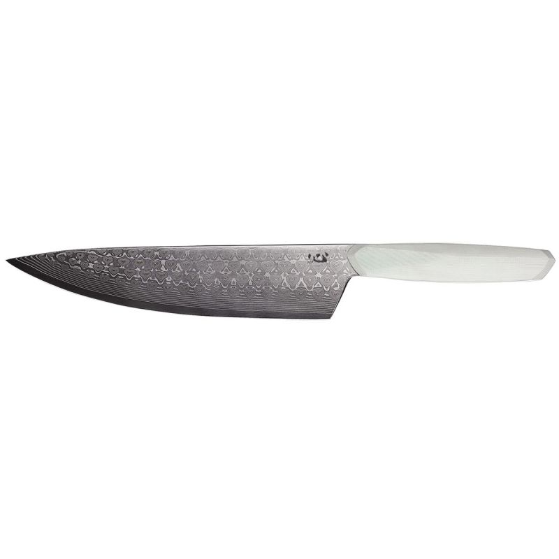 Xin Xincore, Kochmesser 21,5 cm G10 Weißer Damast XC127
