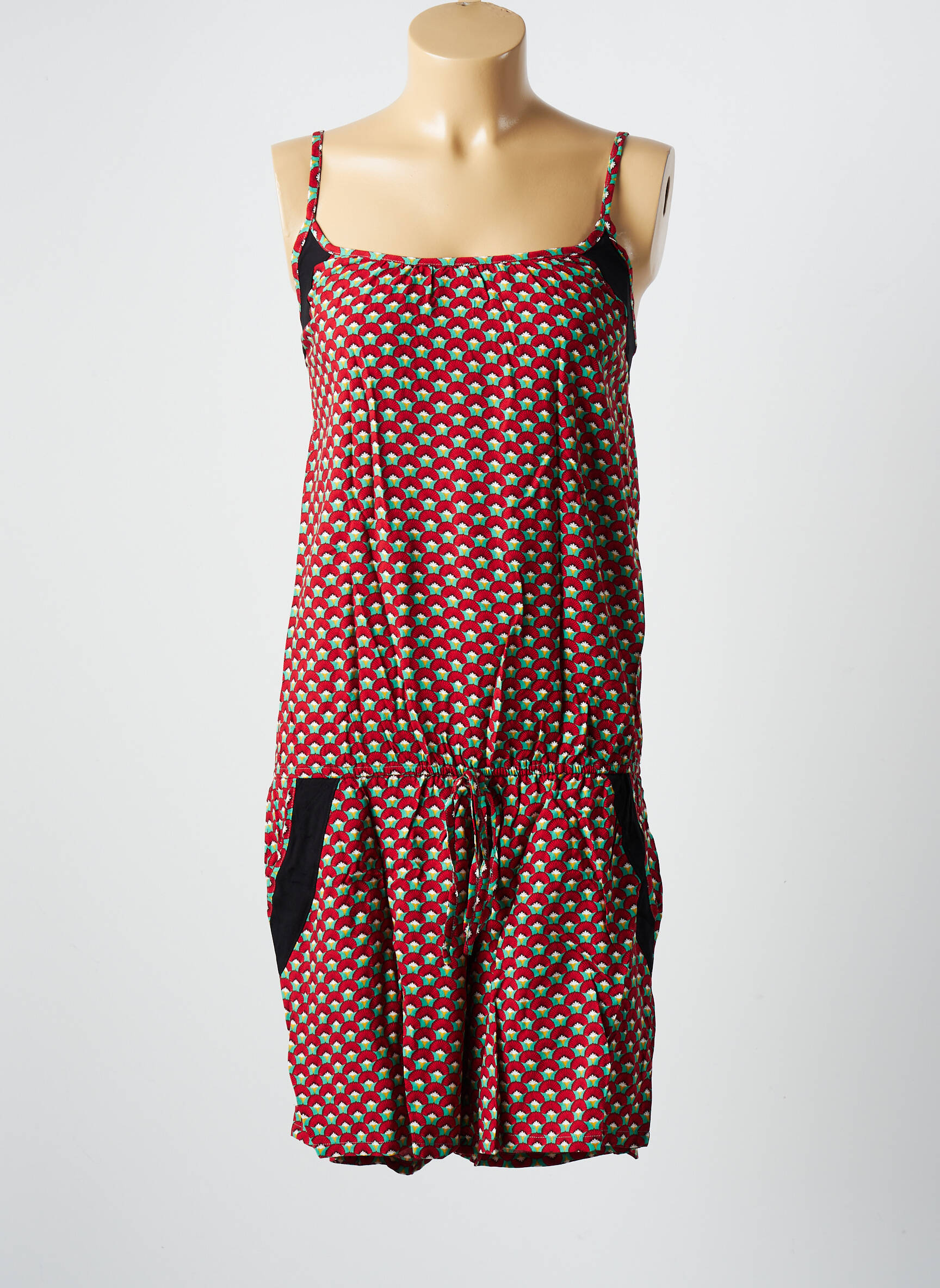 Dipawali Combi Shorts Femme couleur rouge