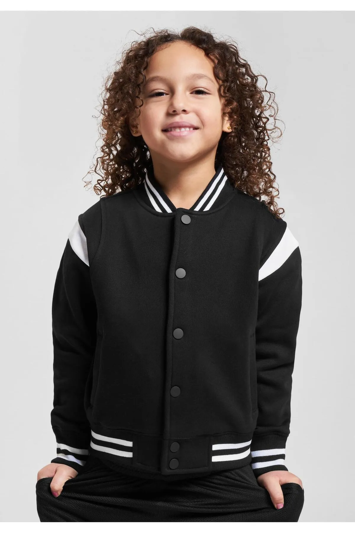 Urban Classics  Herren Boys Inset College Sweatjacke