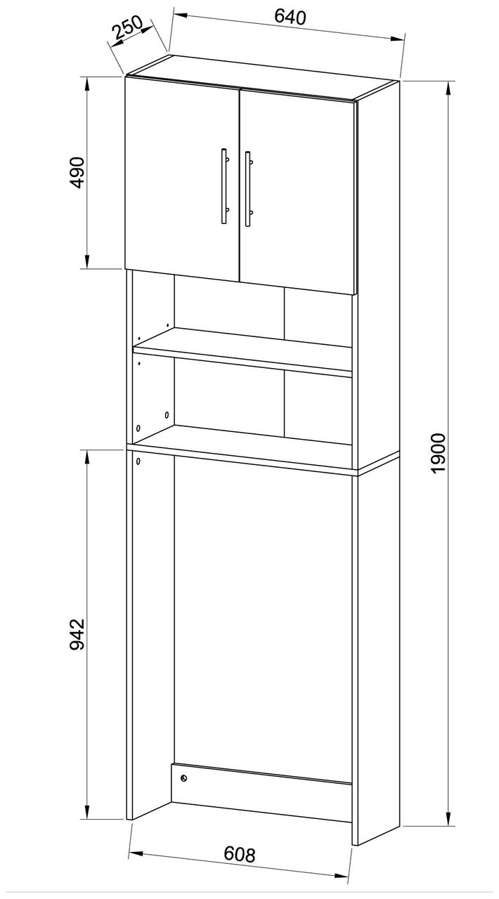 VCM Mehrzweckschrank 