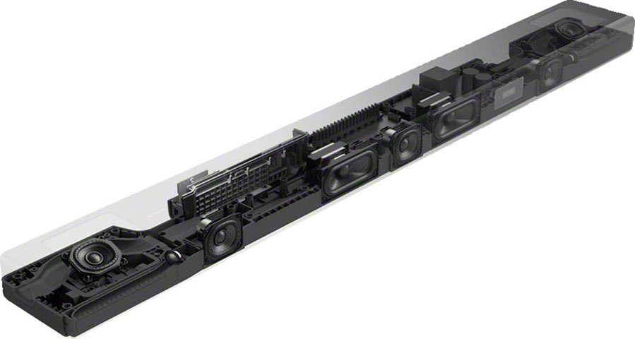 Sony HT-A5000 Premium + SA-SW3 Subwoofersystem - 5.1.2 Soundbar (360° Spatial Sound Mapping-Technologie, Acoustic Center Sync)