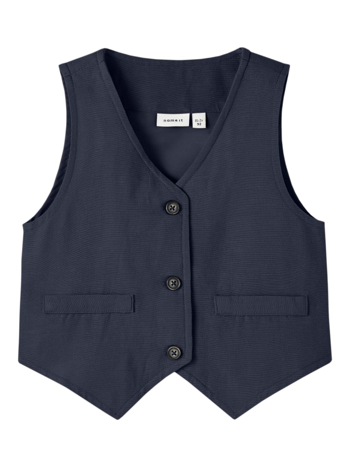 name it Anzugweste NMMFAHER WAISTCOAT in dark sapphire günstig kaufen 110